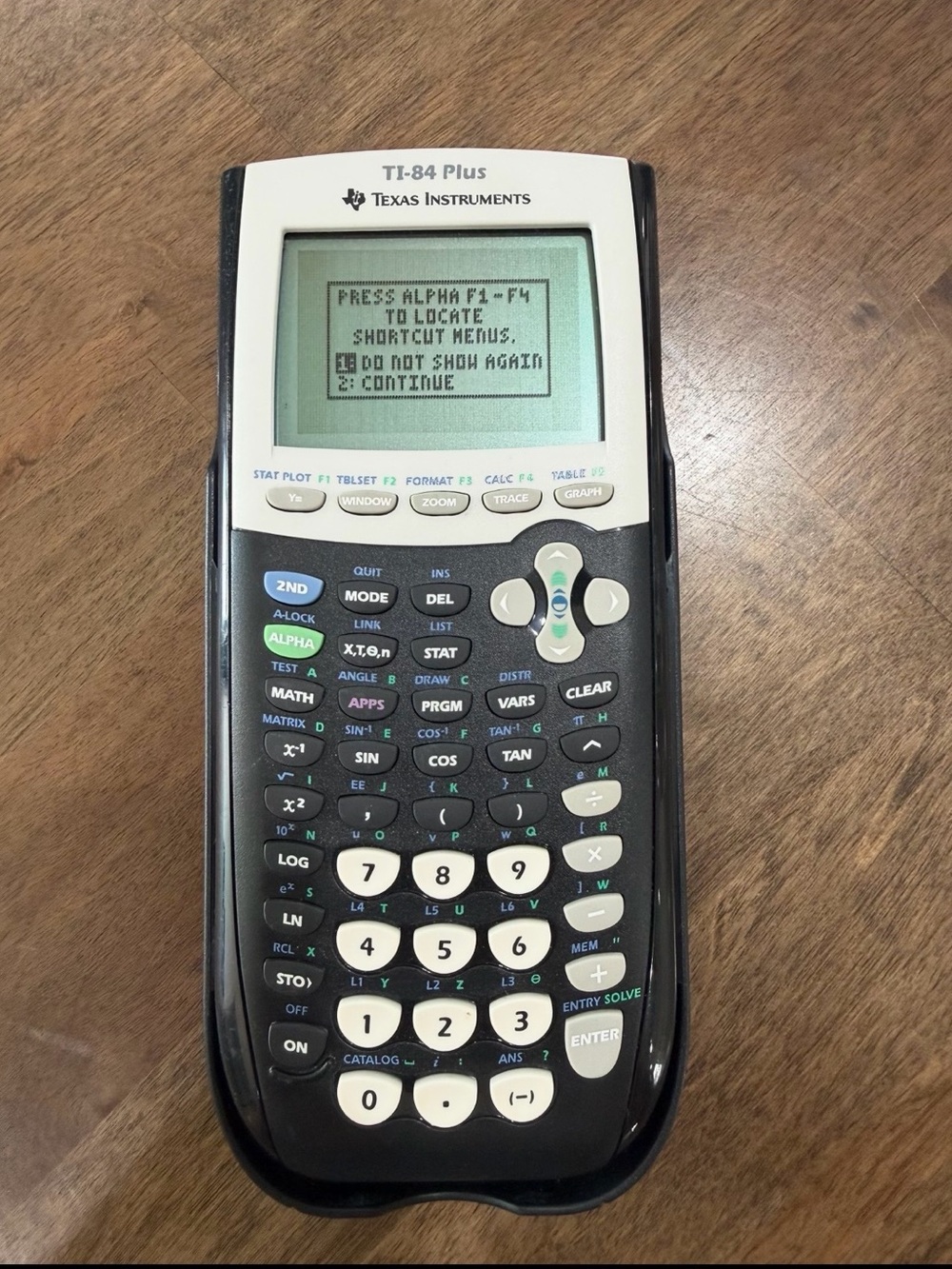 Texas Instruments TI-84 Plus Graphing Calculator - Black and White
